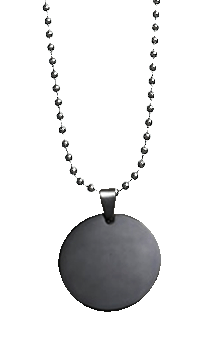 Black Stainless Steel Blank Disc